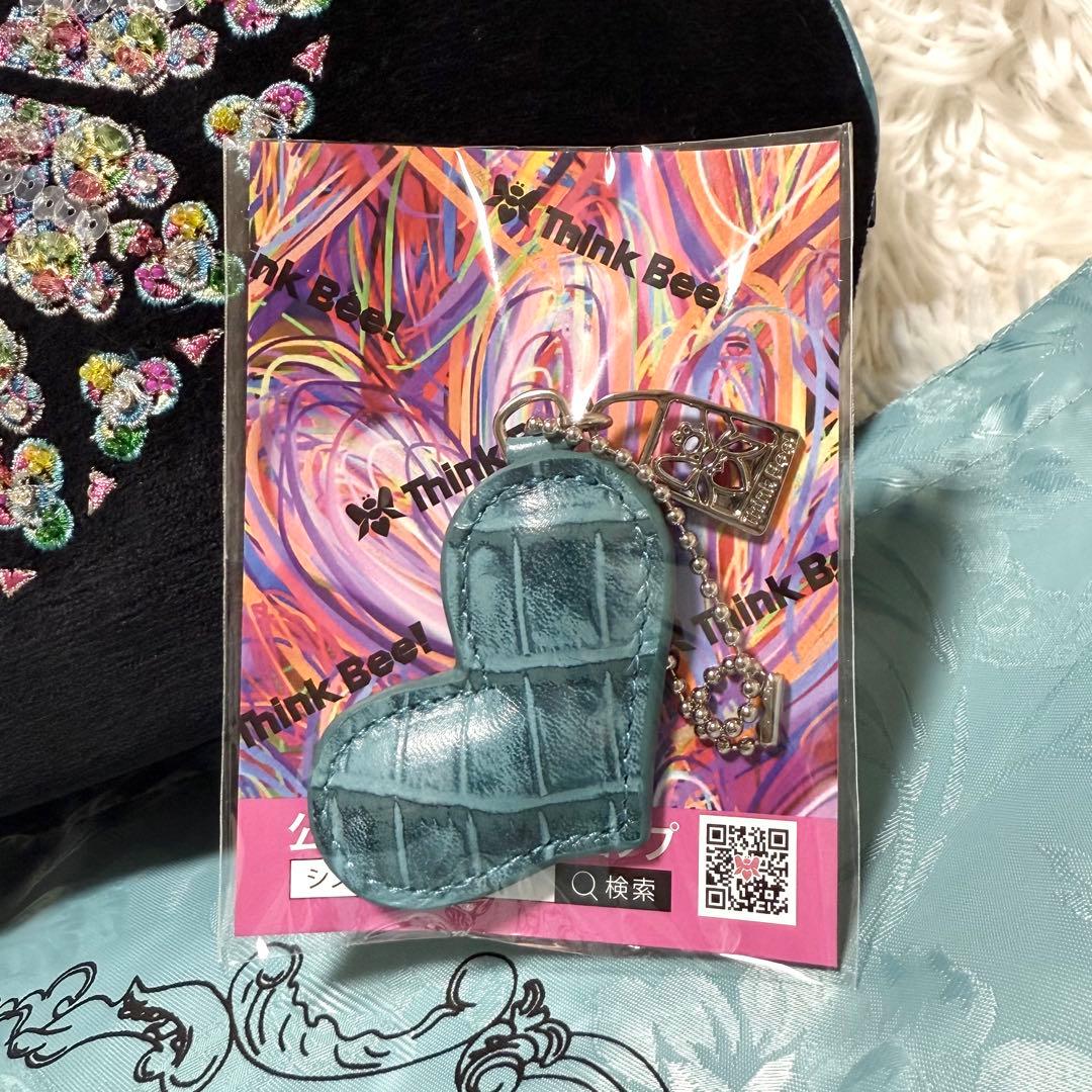 新品タグ付 シンクビー ノートルダム バッグ ブルー トートバッグ スパンコール