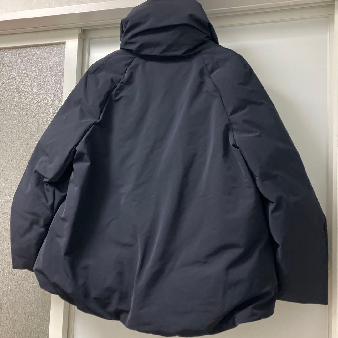 美品☆ユニクロ UNIQLO +J ハイブリッドダウンジャケット ネイビーS