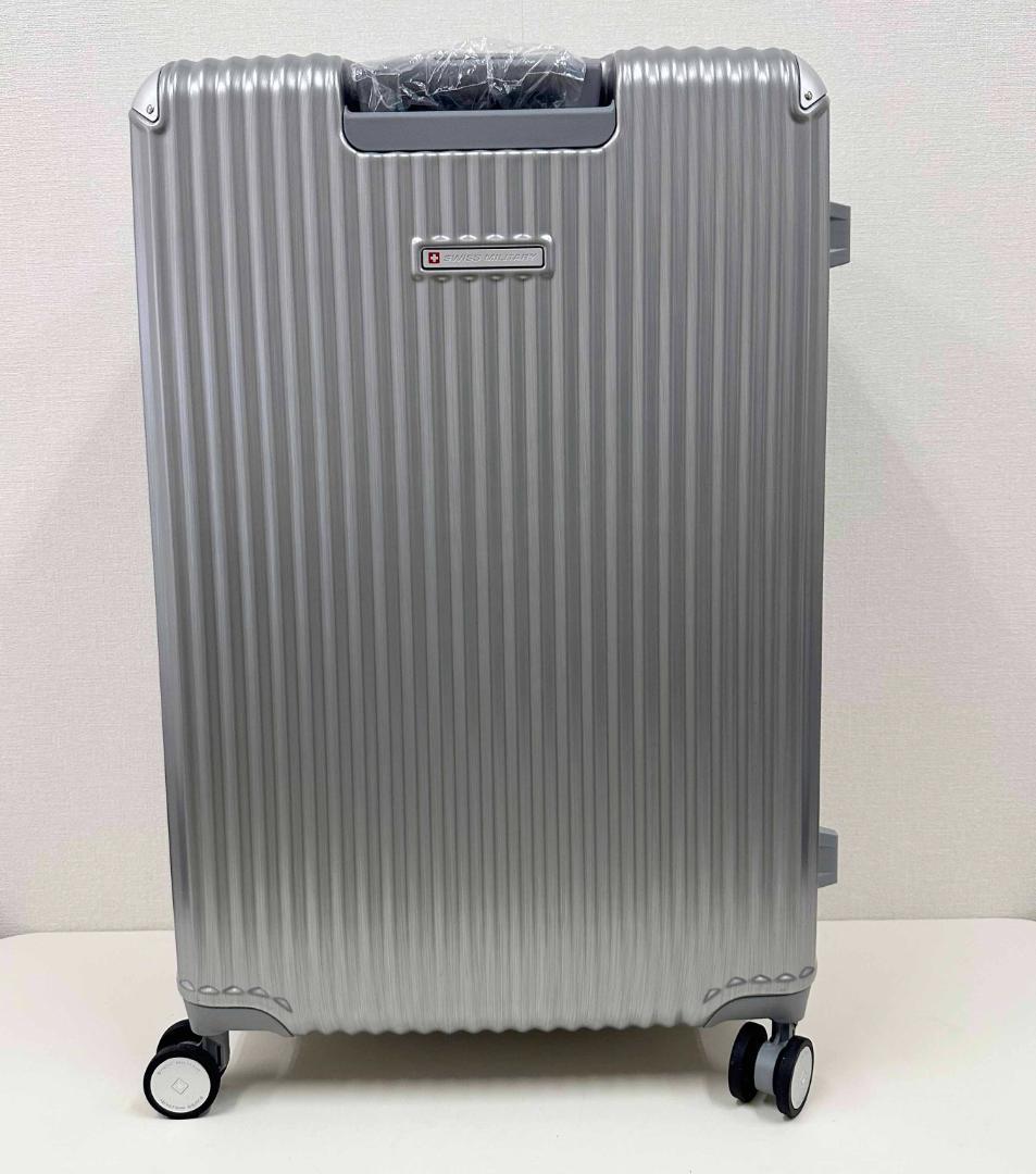 新品 ★ スイスミリタリー スーツケース 105L シルバー 28インチ