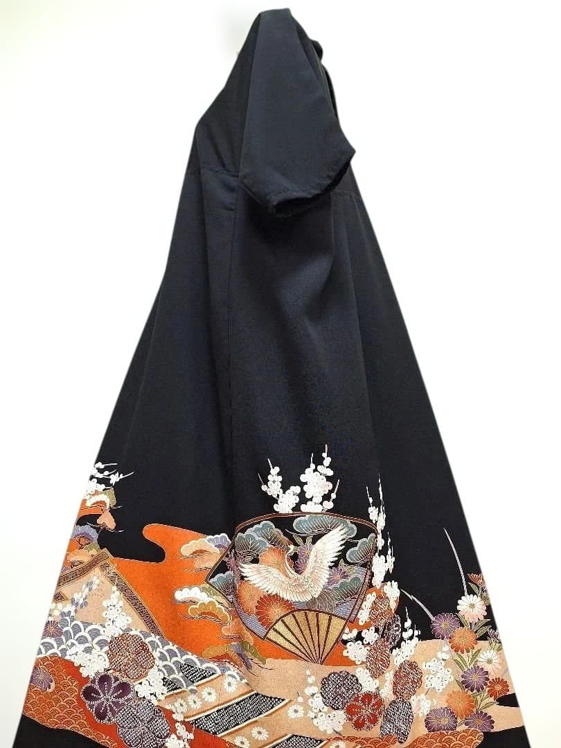 着物リメイクワンピース3614