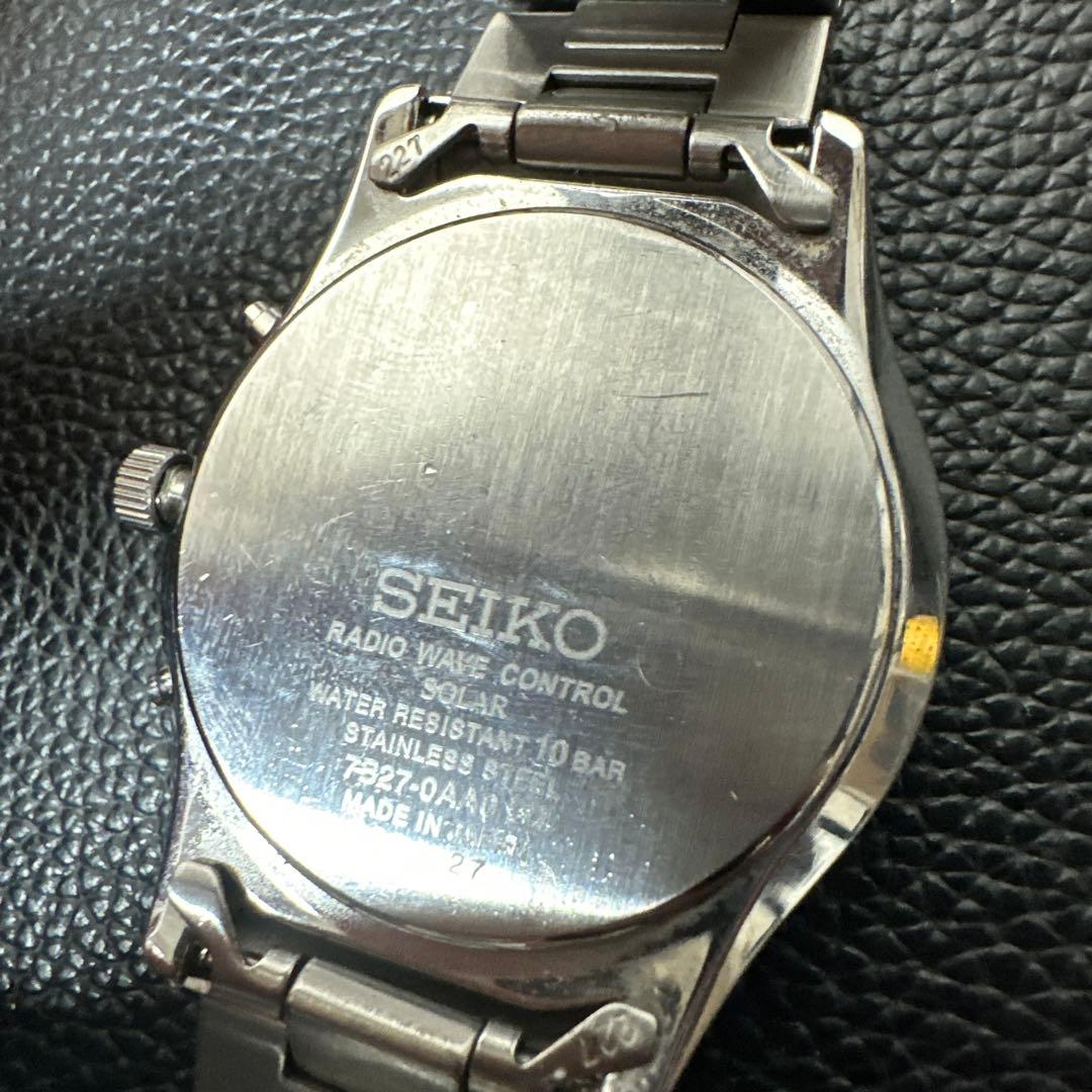 SEIKO ソーラー　7b27-0aa0