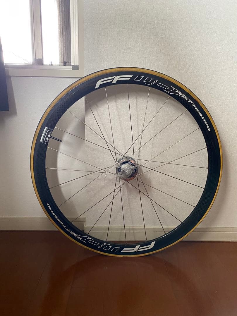 fastforward カーボン チューブラー　ピスト　完組　ホイール 700C