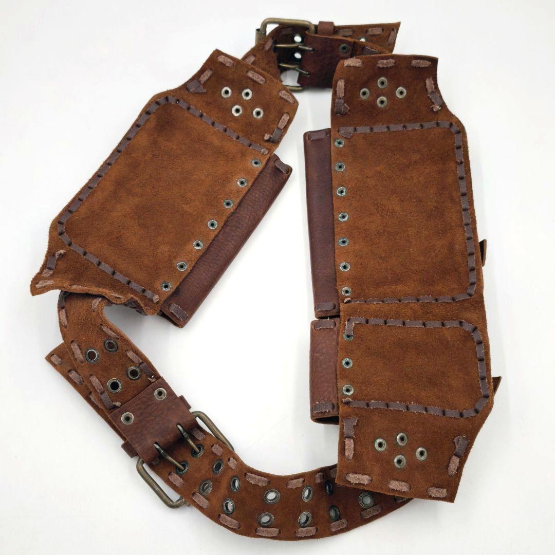 【激レア 希少】ボディバッグ 本革 アモベルト バンダリア パンク バイカー