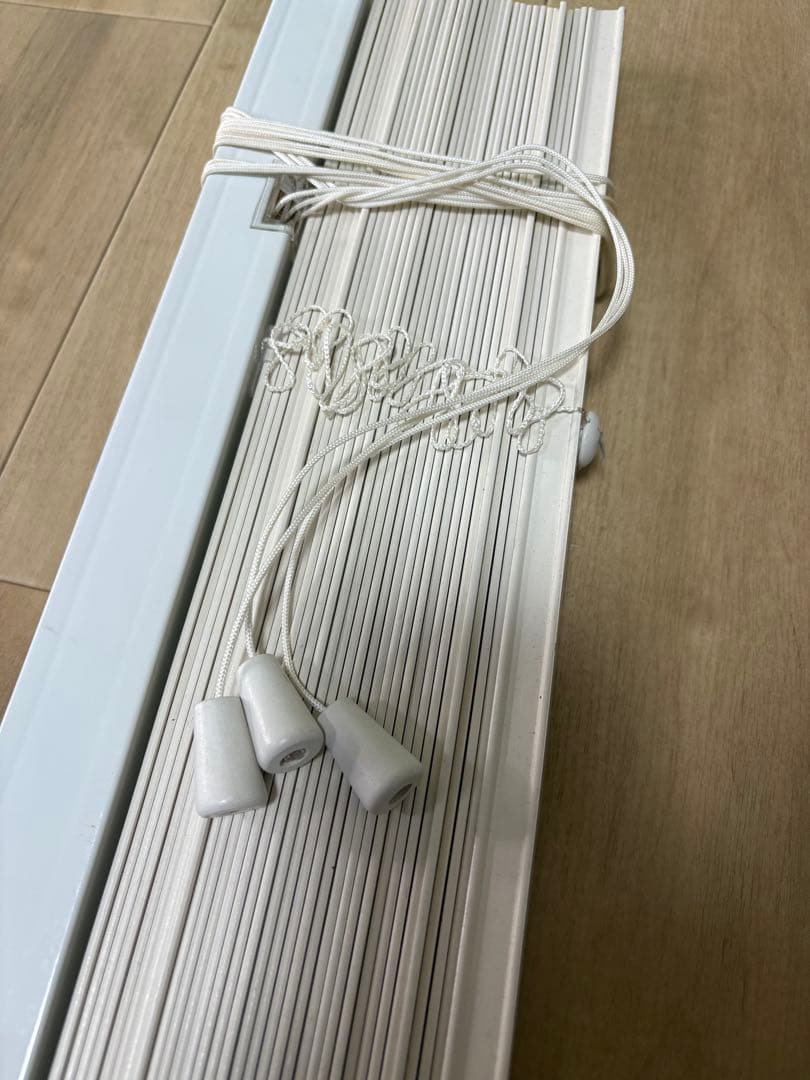 木製ブラインド　ホワイト　159×110　1枚