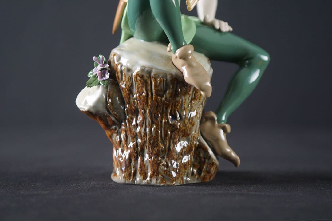 美品 リヤドロ Disney ディズニー ピーターパン 65周年 フィギュリン