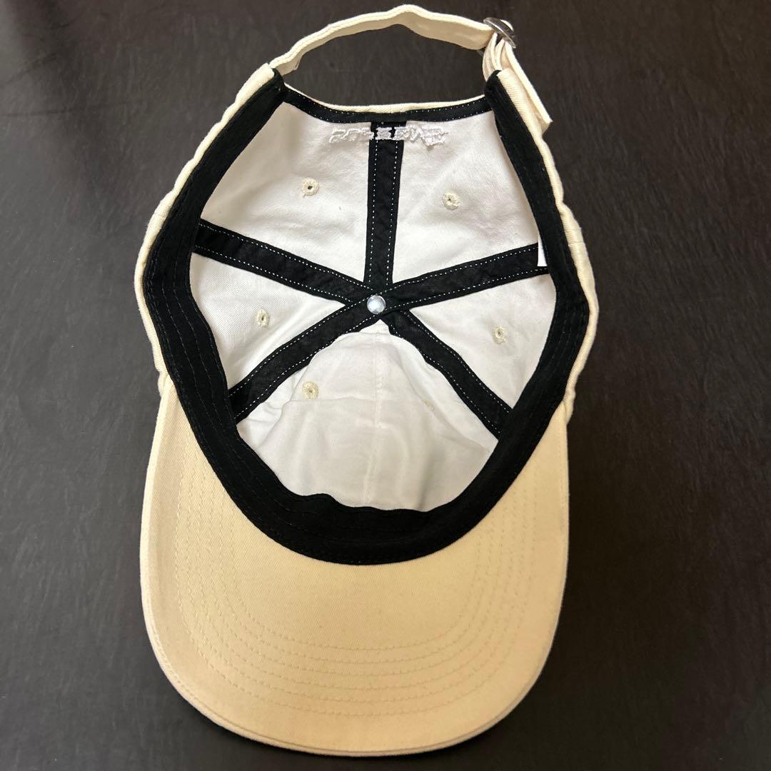 Supreme S Logo 6-Panel Cap Sロゴ刺繍キャップ白