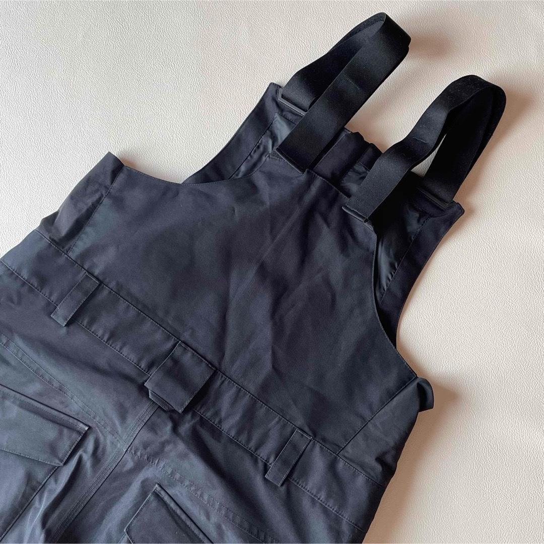 5468【美品】バートン　ビブパンツ ゴアテックス メンズ 近年モデル ブラック