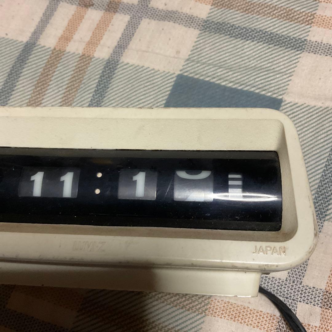 パラパラ時計　株式会社田村電機製作所　作動品　【昭和レトロ】