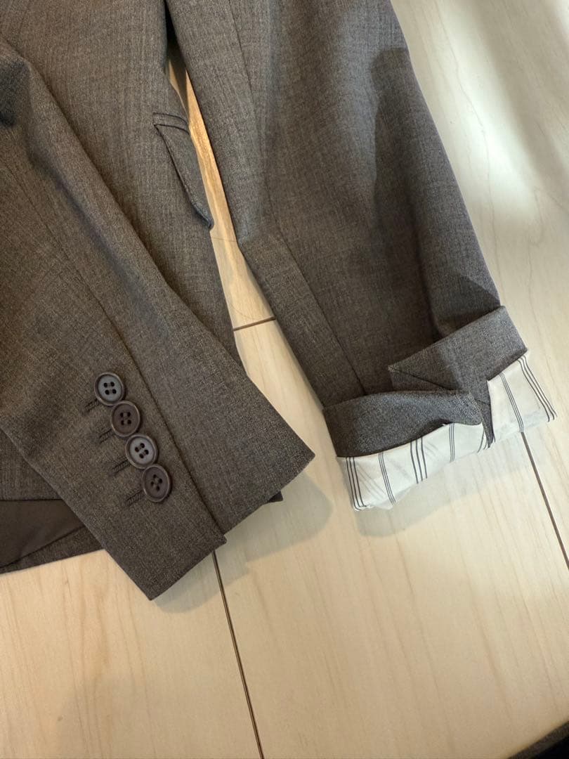【ななみ】Theory Tailor ダークグレー ジャケットパンツスーツ