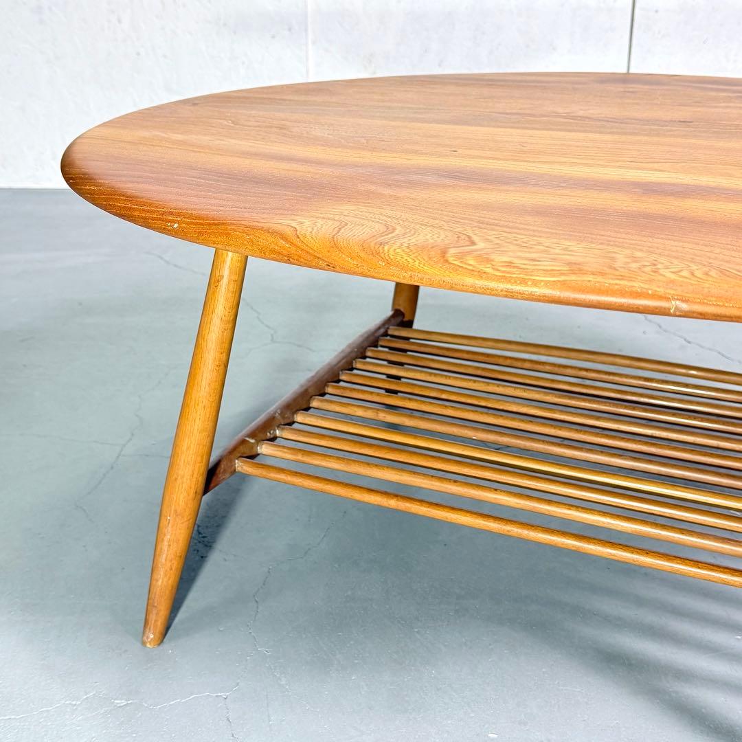 ERCOL(アーコール) ラウンドコーヒーテーブル (301) ビンテージ