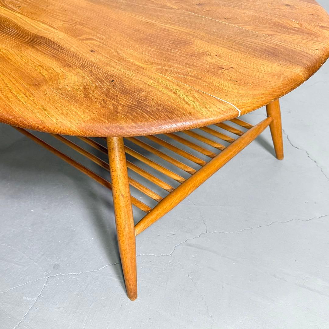 ERCOL(アーコール) ラウンドコーヒーテーブル (301) ビンテージ