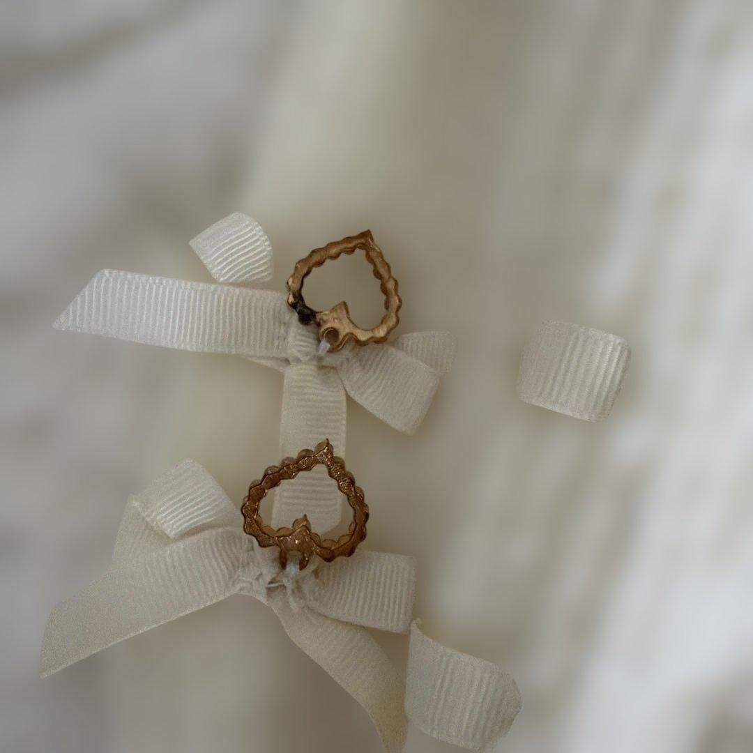 LIZLISA モヘアタッチポンポンニット ホワイト