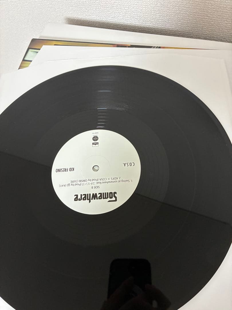 C.O.S.A. × KID FRESINO Somewhere レコード