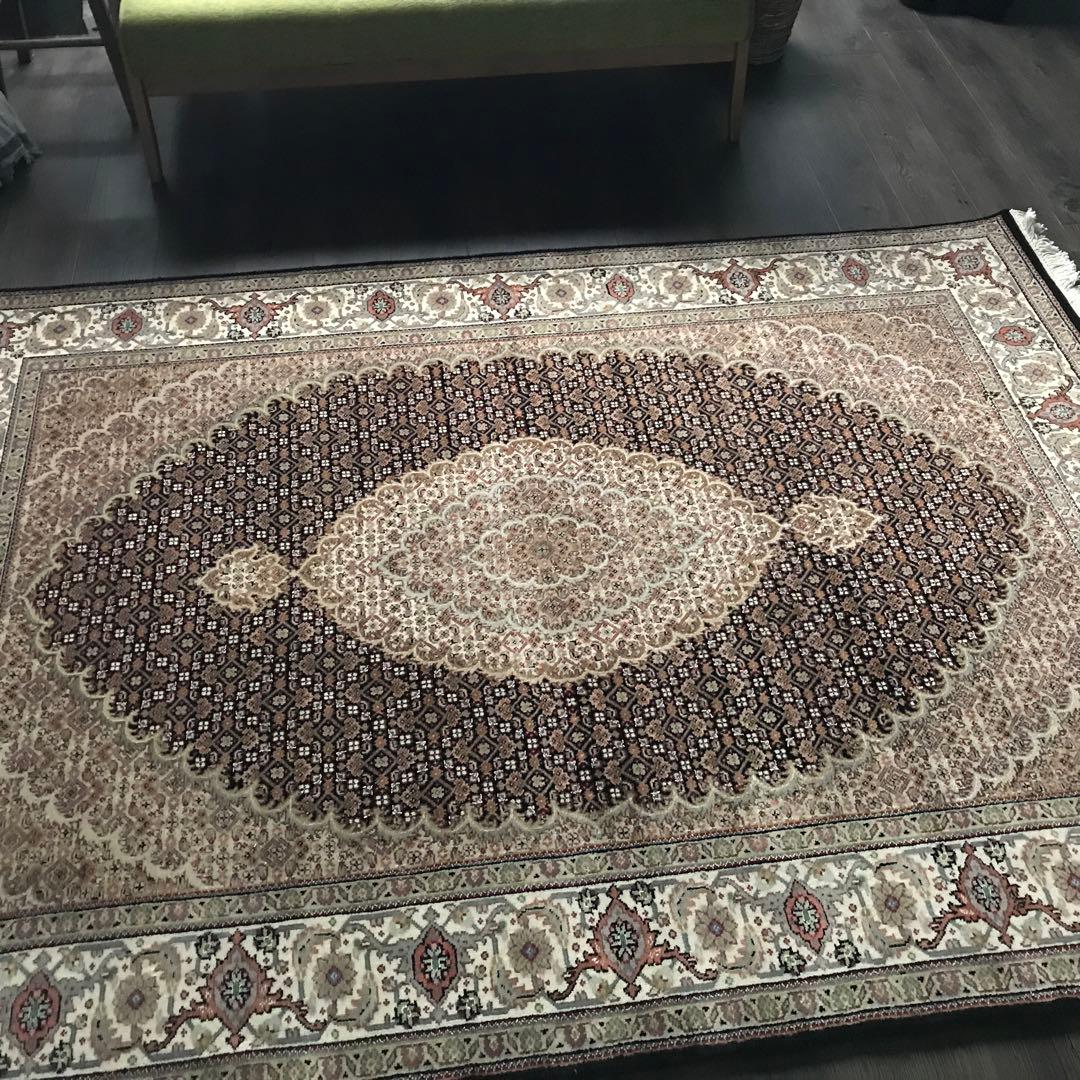 マヒ柄 希少品 ペルシャ絨毯柄 ラグ ラグマット 絨毯 153x222cm