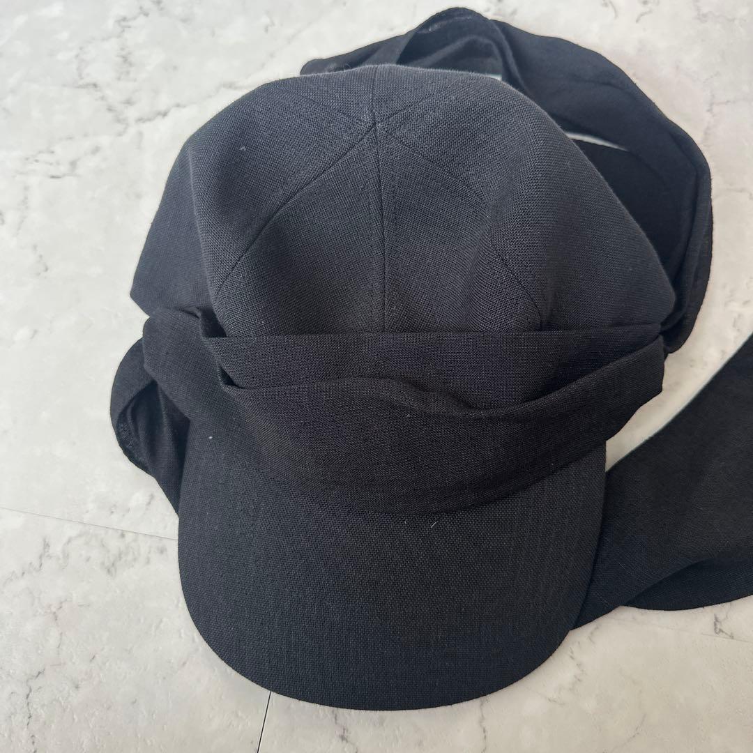 KIJIMA TAKAYUKI CLANE SCARF 6PANELCAP 試着