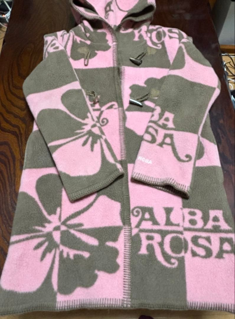 ALBA ROSA フラワーパターン ロングコート