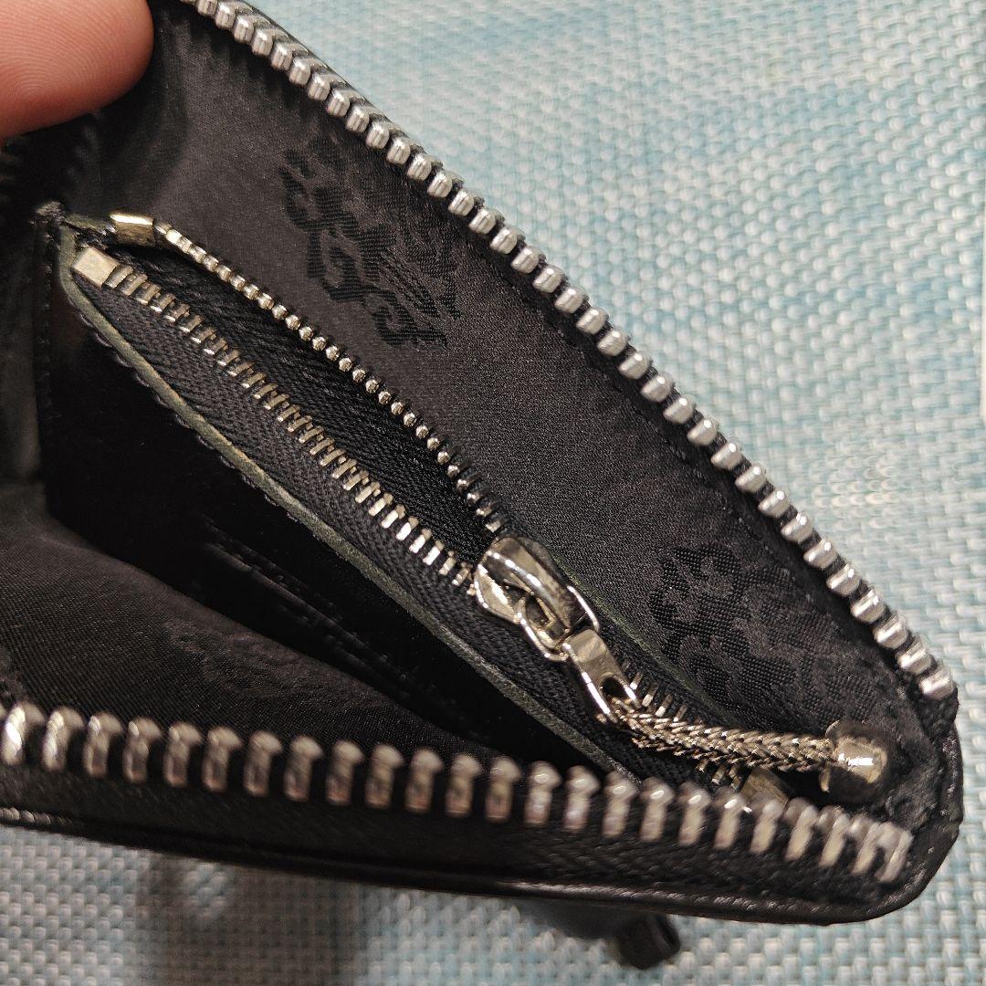 カウレザー シルバー925 Tiny Zip 財布 ウォレット
