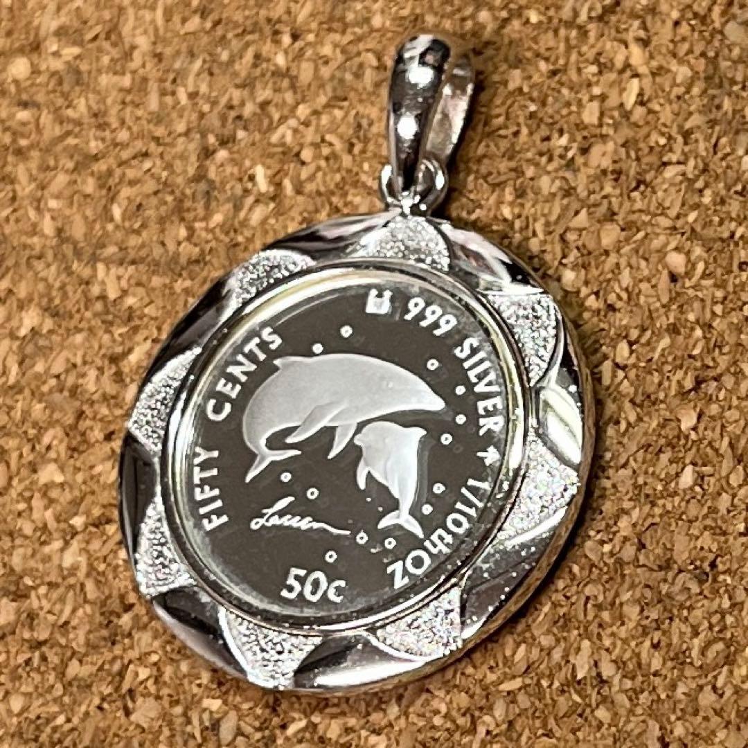 【ペンダントトップ 】［純銀］silver999 クック諸島