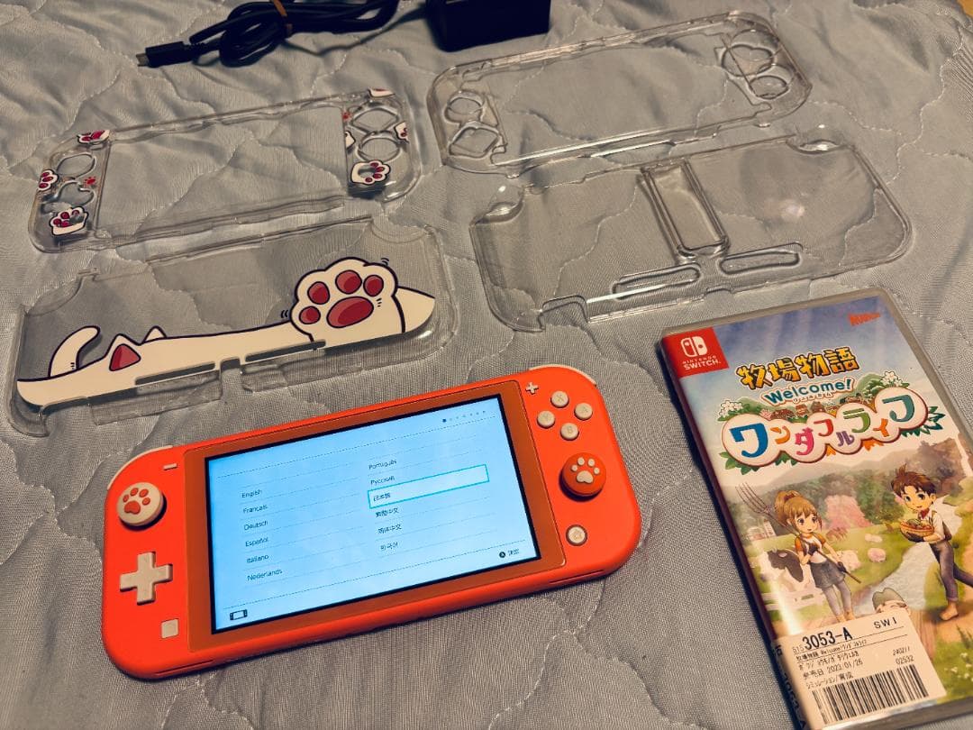 Nintendo Switch Lite コーラル本体と牧場物語セット