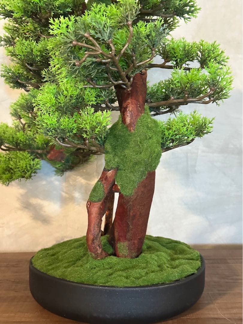 フェイクグリーン松盆栽人工観葉植物インテリア卓上置物装飾品ガーデニング