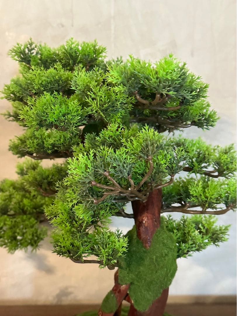 フェイクグリーン松盆栽人工観葉植物インテリア卓上置物装飾品ガーデニング