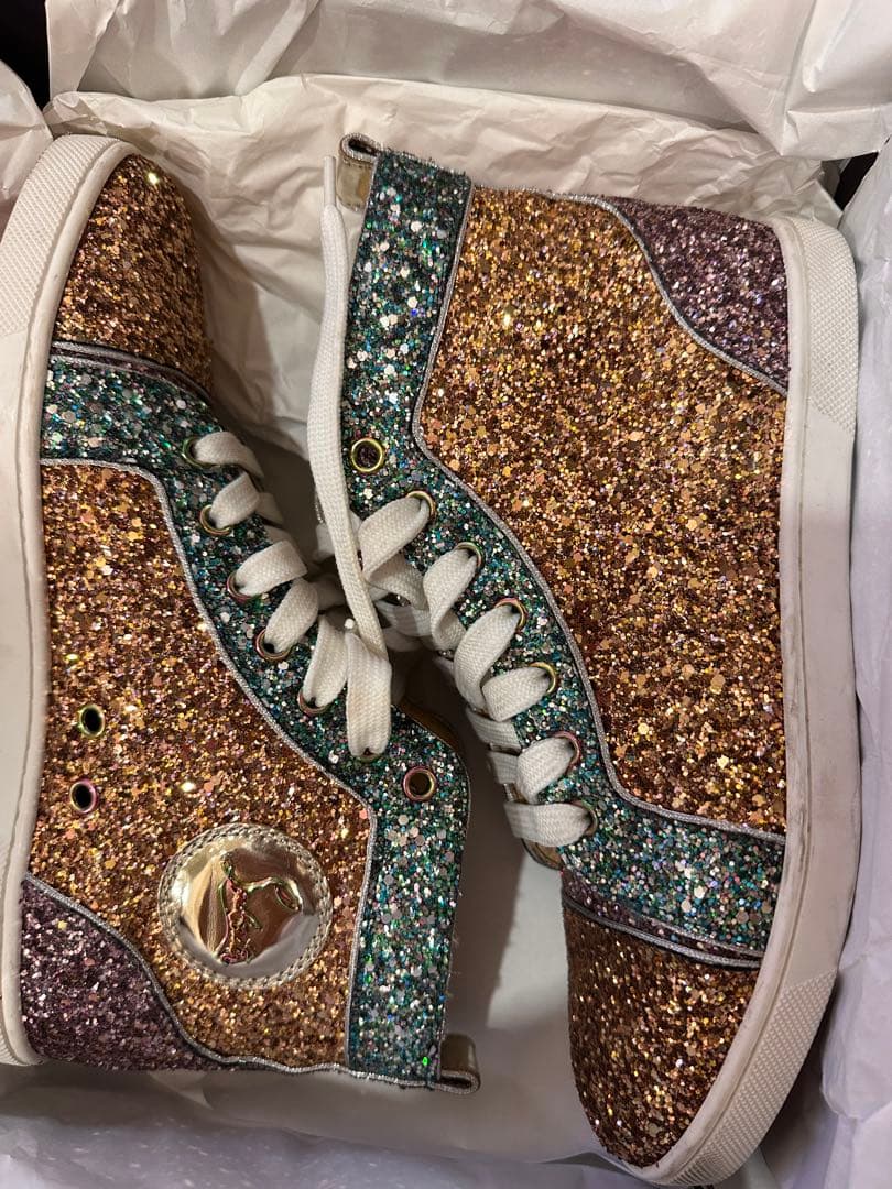 松*ん様 （美品）クリスチャンルブタン　37ハーフ