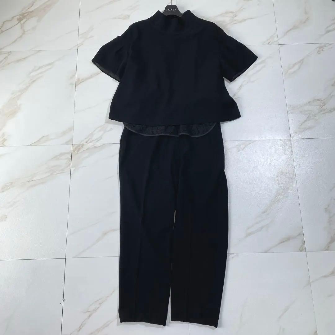 現行♡ミュベール 花柄レース ストレッチオールインワン 完売品