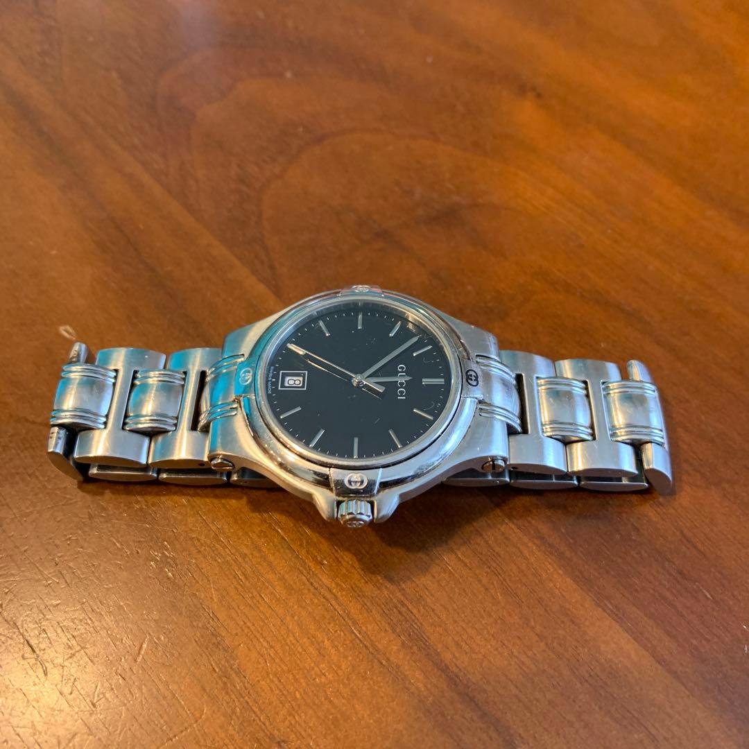 ♦*♦様 GUCCI 9040M クォーツ腕時計 ブラック