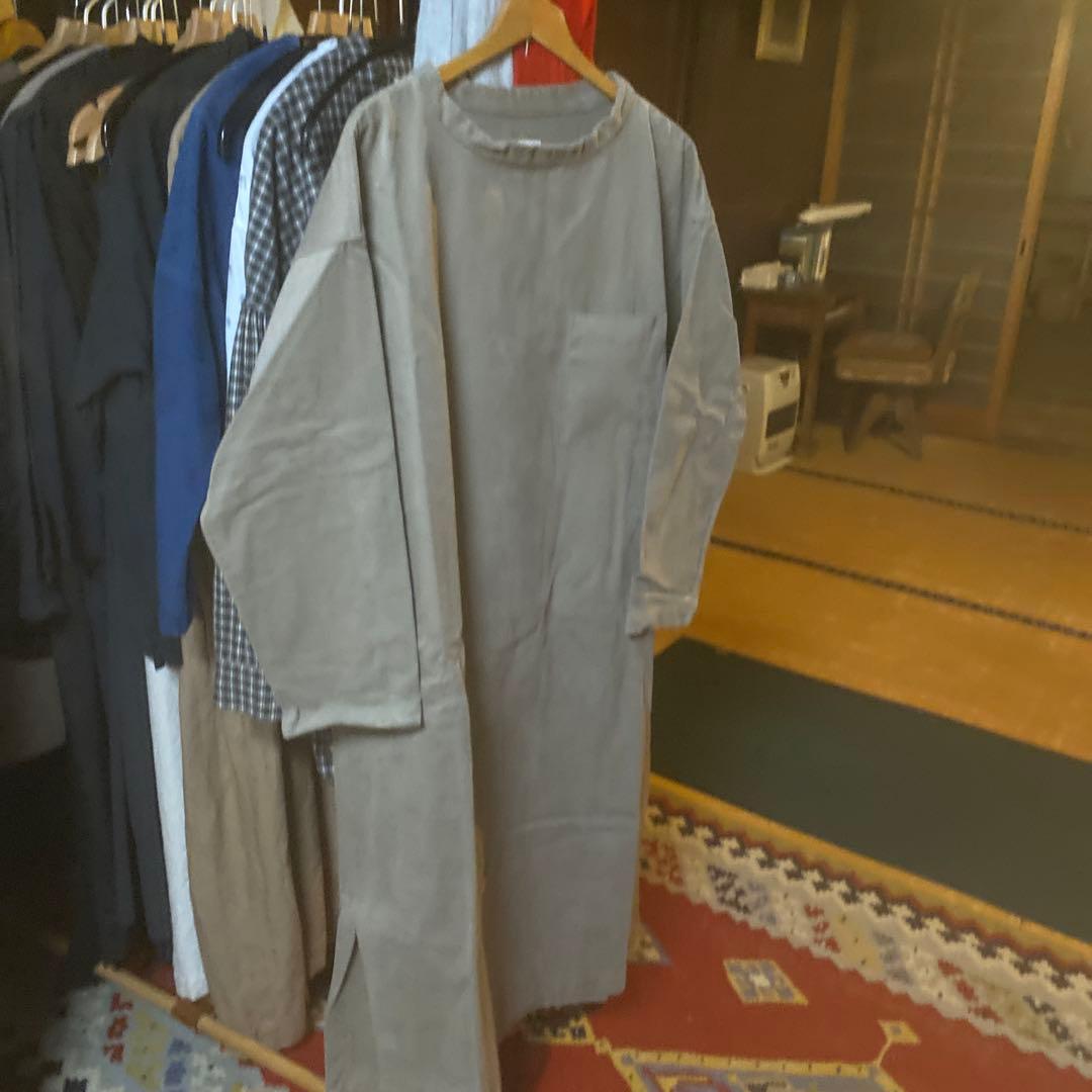 ワンピース TOUJOURS Long Sleeve Big T-Shirt Dress