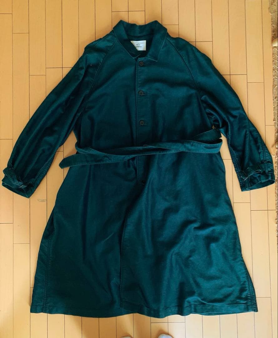 outil 21aw MANTEAU UZES モールスキン トレンチコート