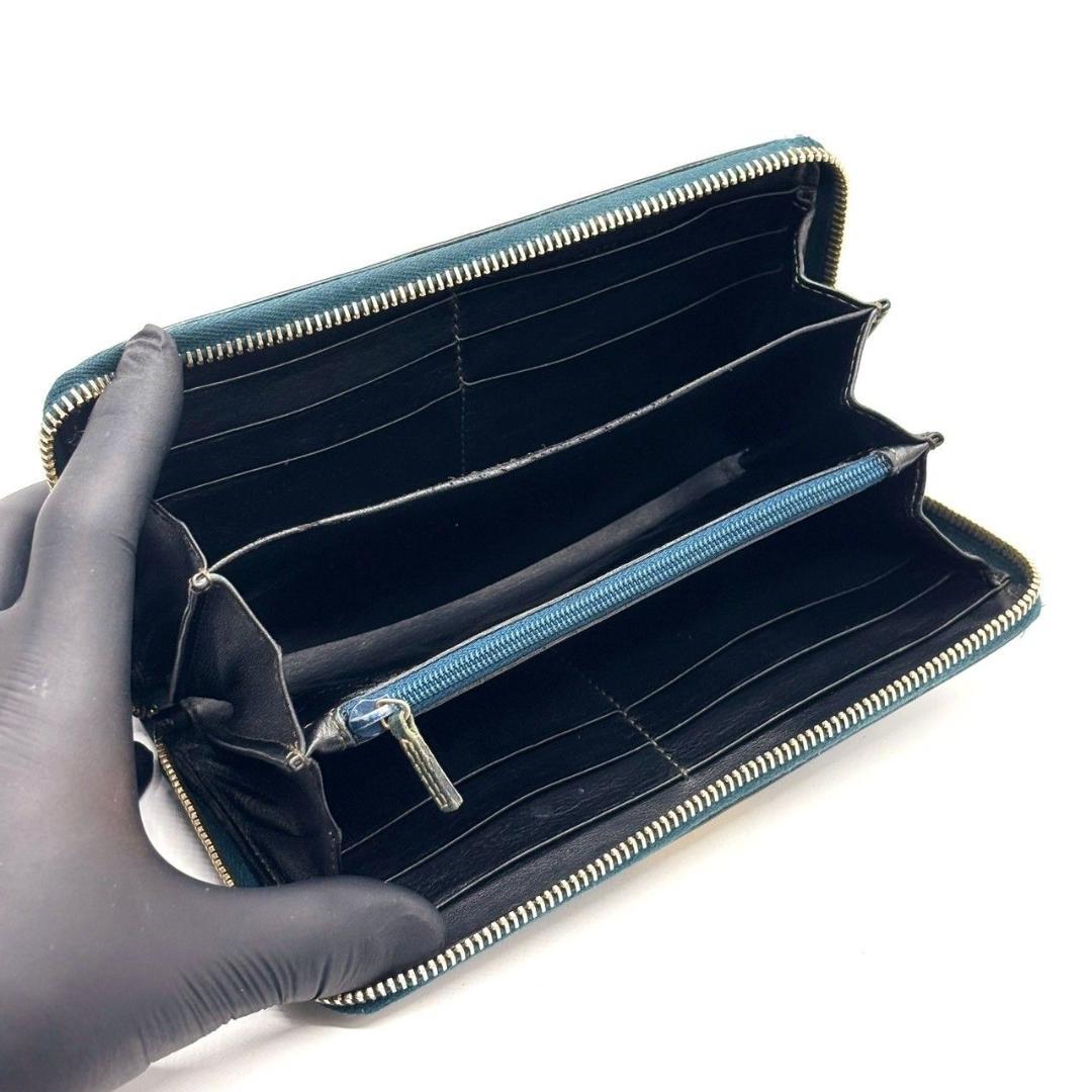 ち*♡様 グッチ　長財布 12カード ラウンドファスナー グッチシマ エンボス