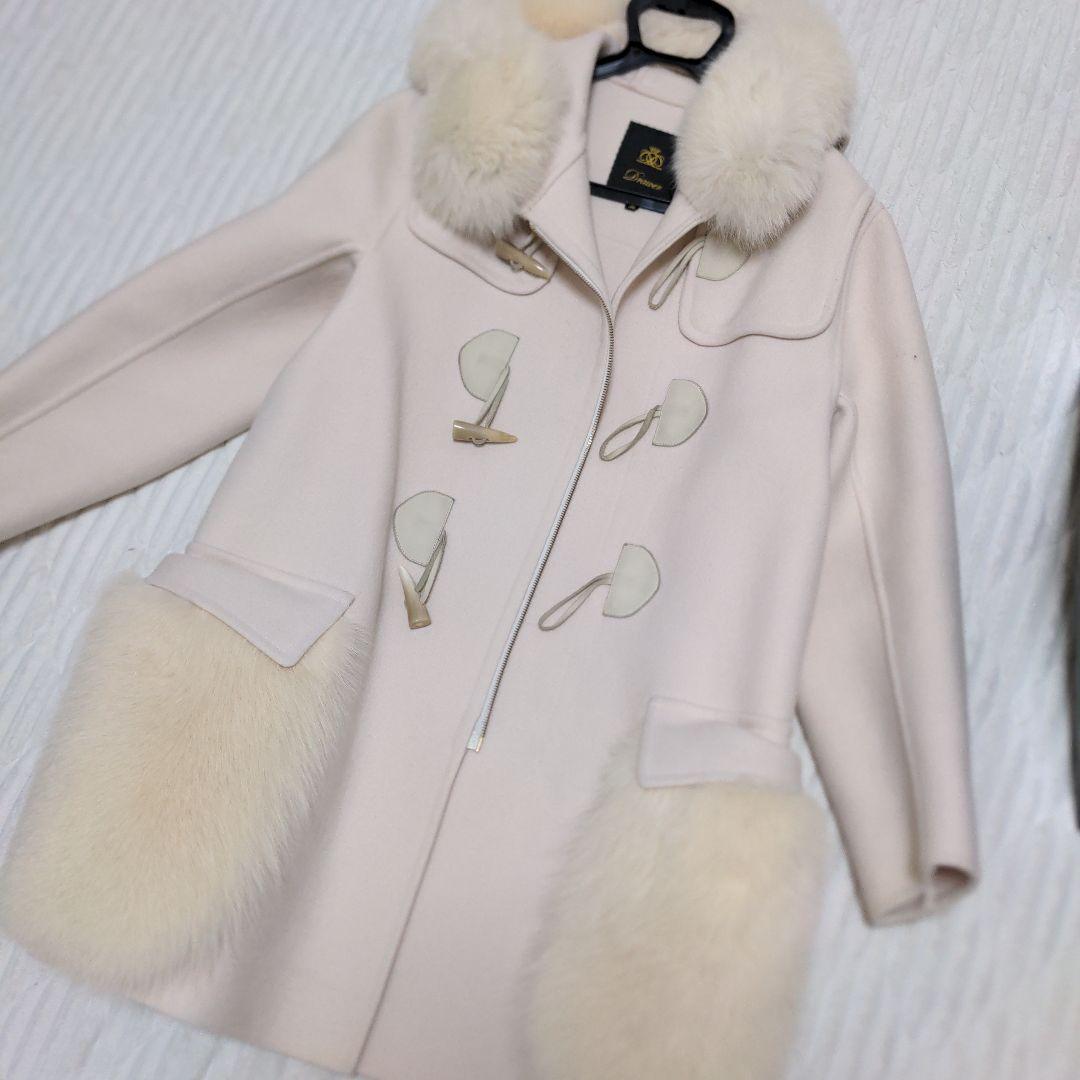 Drawer ドゥロワー fox ファー ダッフルコート人気完売