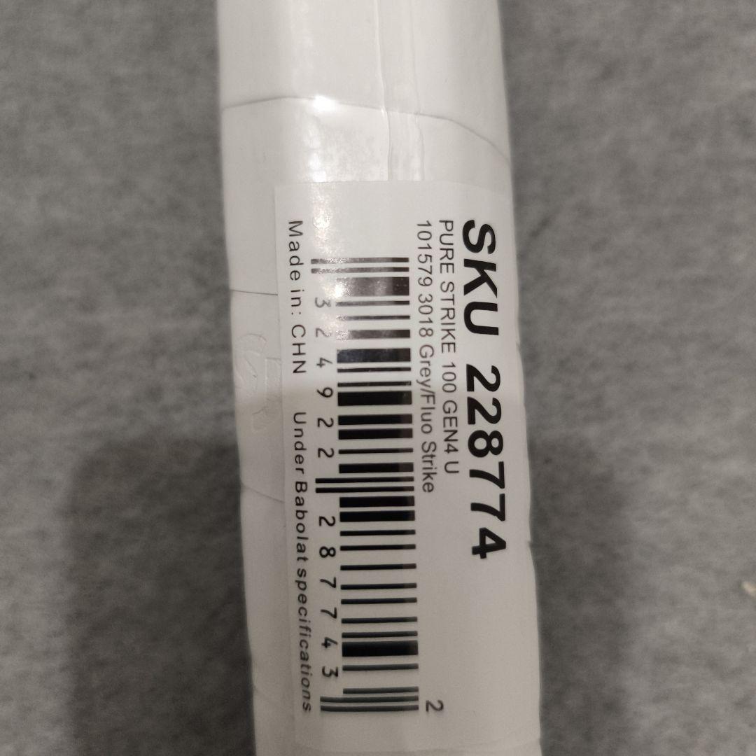 Babolat PURE STRIKE100 テニスラケット G2国内正規品