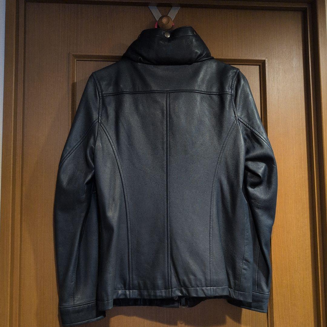 【美品】アビレックス　ラム レザー ライダースジャケット Ｌサイズ
