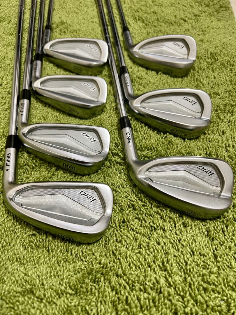 PING i210 5〜UW 7本 MODUS105 S ブラックドット