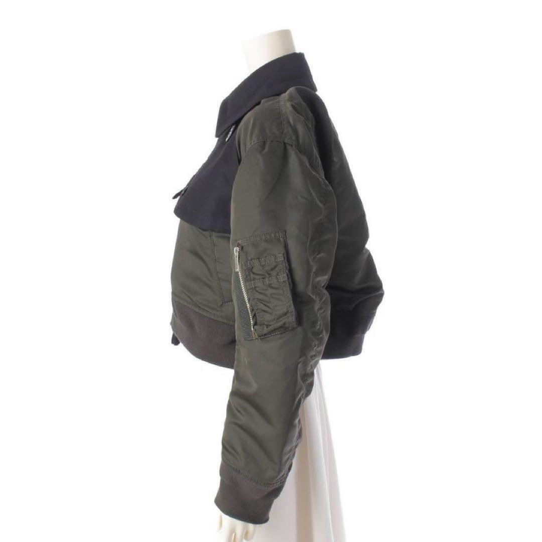 Sacai ナイロンツイルドッキングジャケット
