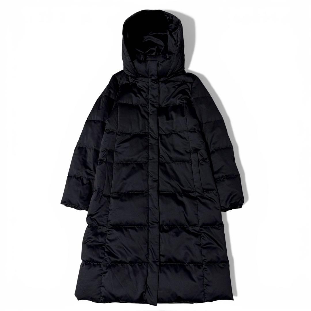 極美品✨️￥10万　マッキントッシュロンドン　ポリエステルシルク ダウンコート　黒