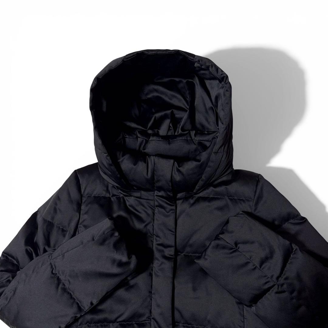 極美品✨️￥10万　マッキントッシュロンドン　ポリエステルシルク ダウンコート　黒