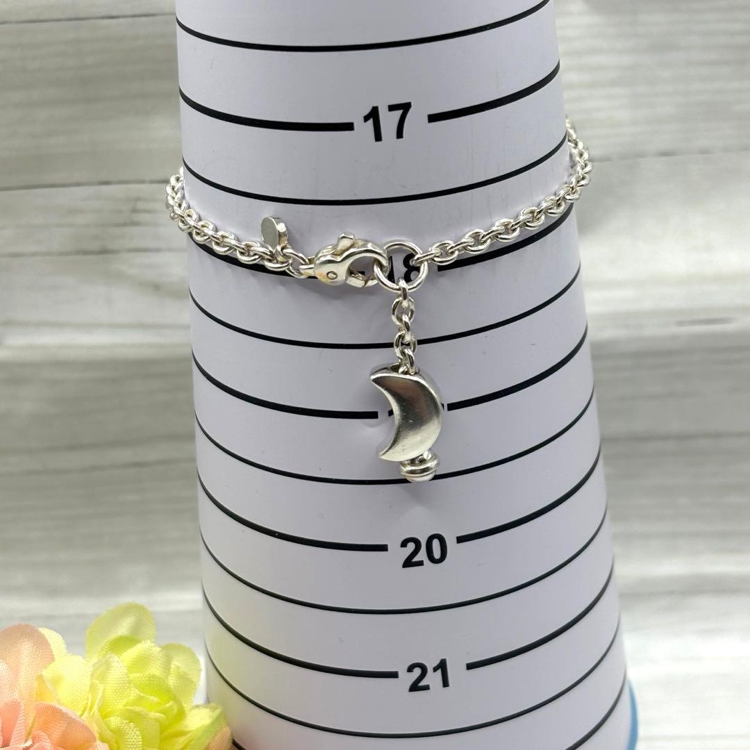 【鑑定済】【希少・廃盤】ティファニー　クレセントムーン　ブレスレット　925 袋