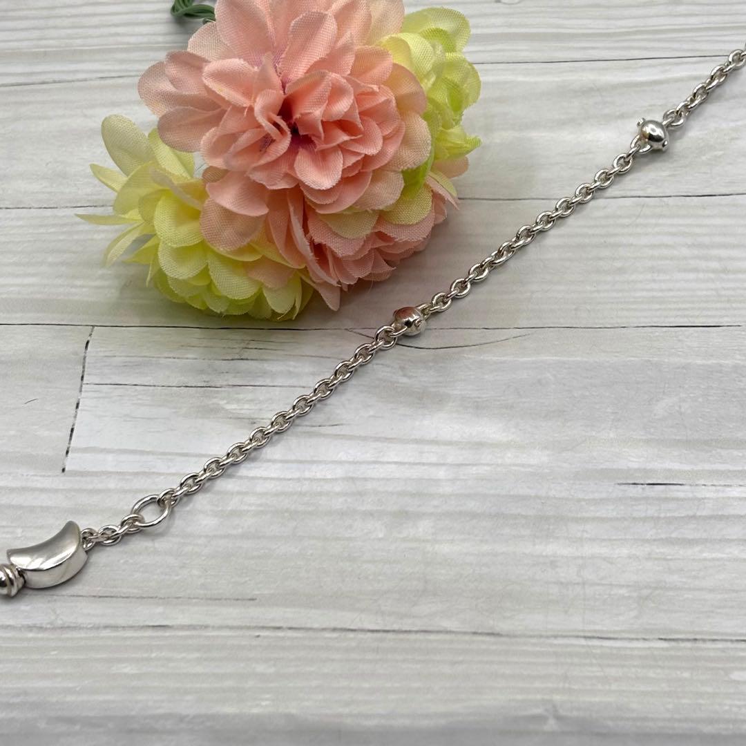 【鑑定済】【希少・廃盤】ティファニー　クレセントムーン　ブレスレット　925 袋