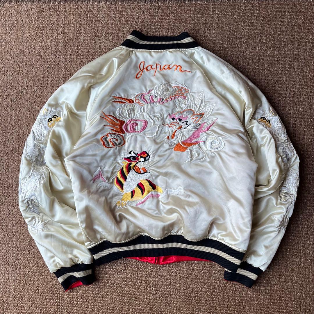 70〜80s スカジャン souvenir jacket （検 50s 別珍