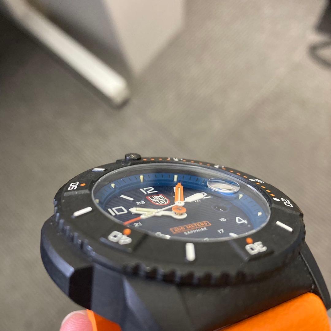 Luminox ルミノックス 稼働 オレンジベルト