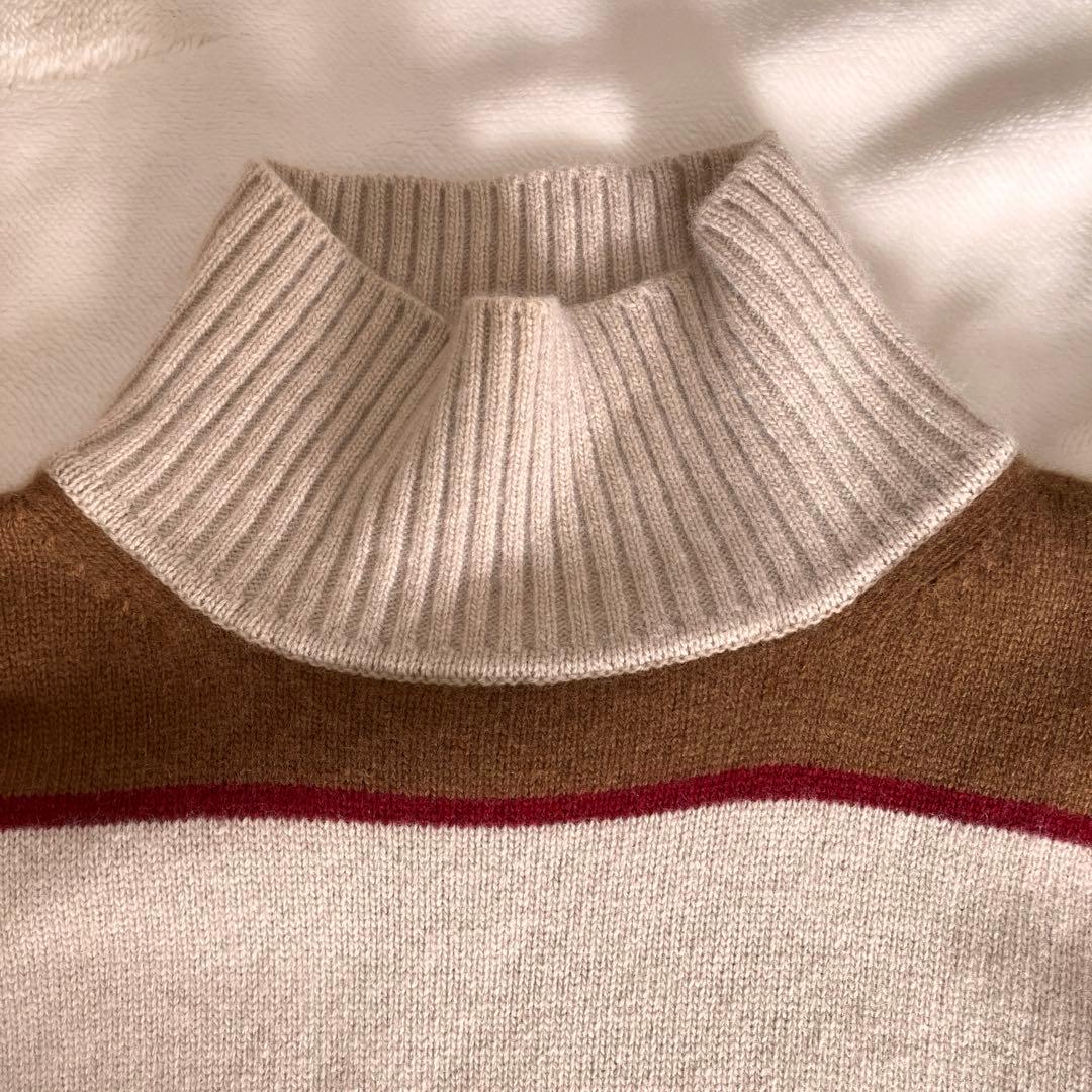 WEEKENDMaxMara 洗える　ウール１００%ボーダーニット