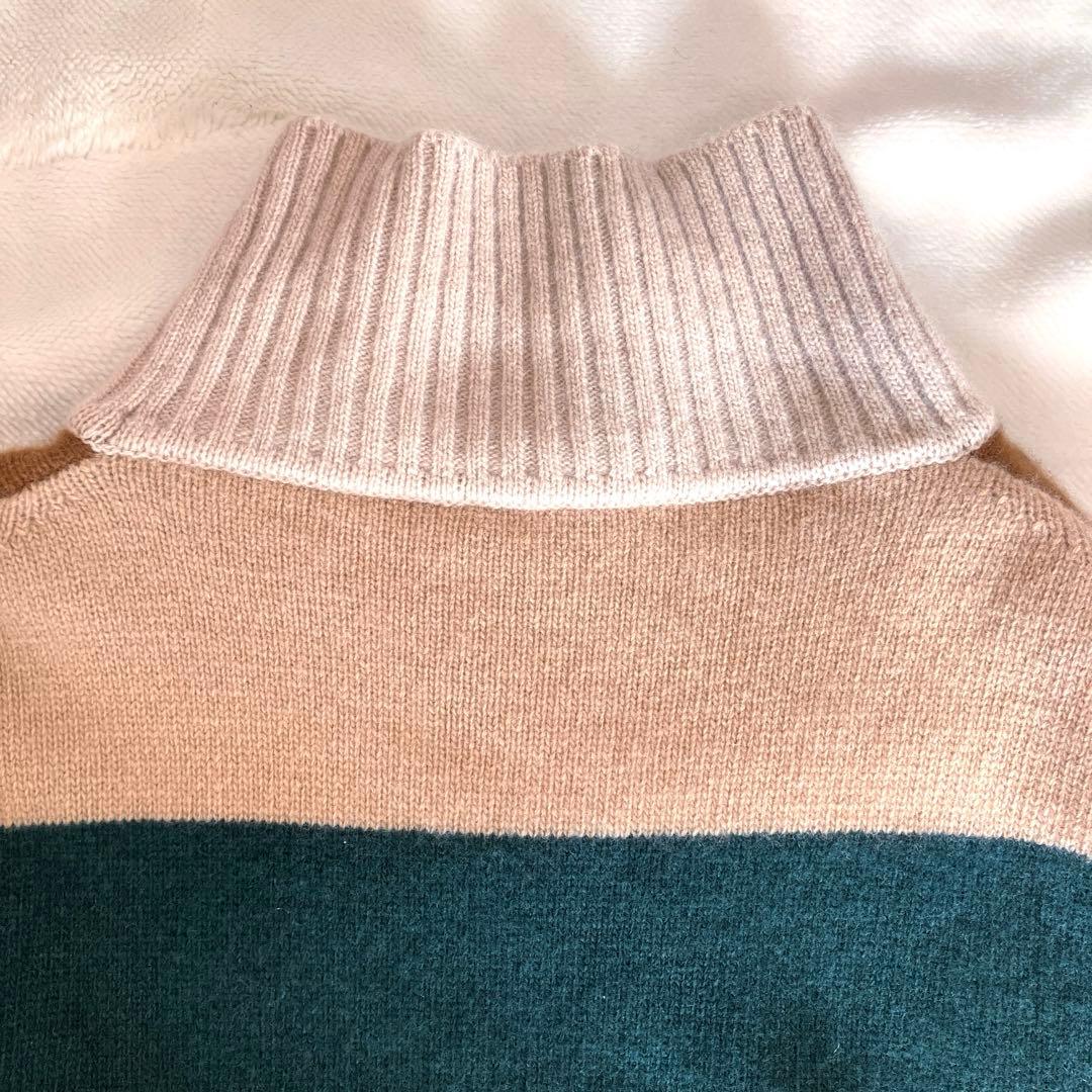 WEEKENDMaxMara 洗える　ウール１００%ボーダーニット