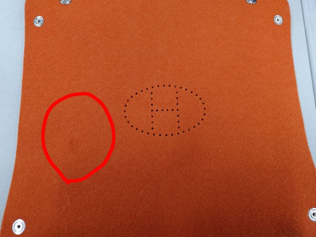 HERMES インテリアトレイ オレンジ　訳あり