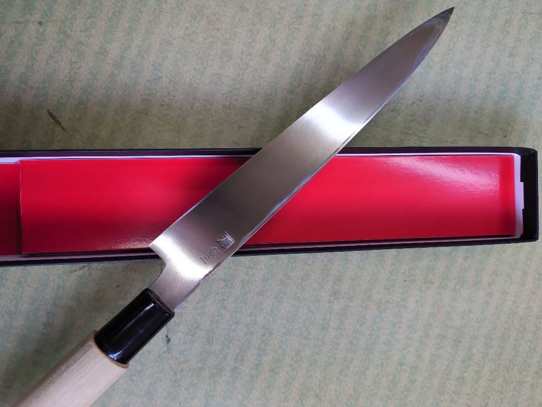 田中一之刃物製作所210ミリ柳刃銀三