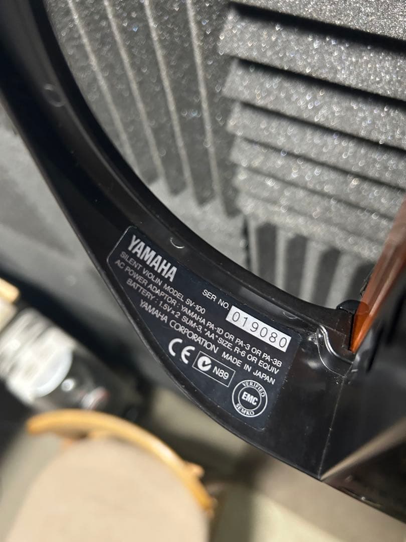 YAMAHAサイレントバイオリン SV100 サイズ4/4 ハードケース付