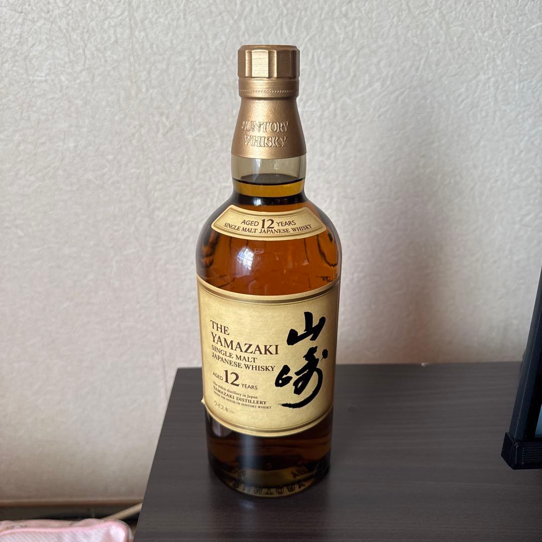 山崎 12年 シングルモルト ウイスキー 700ml 箱無し