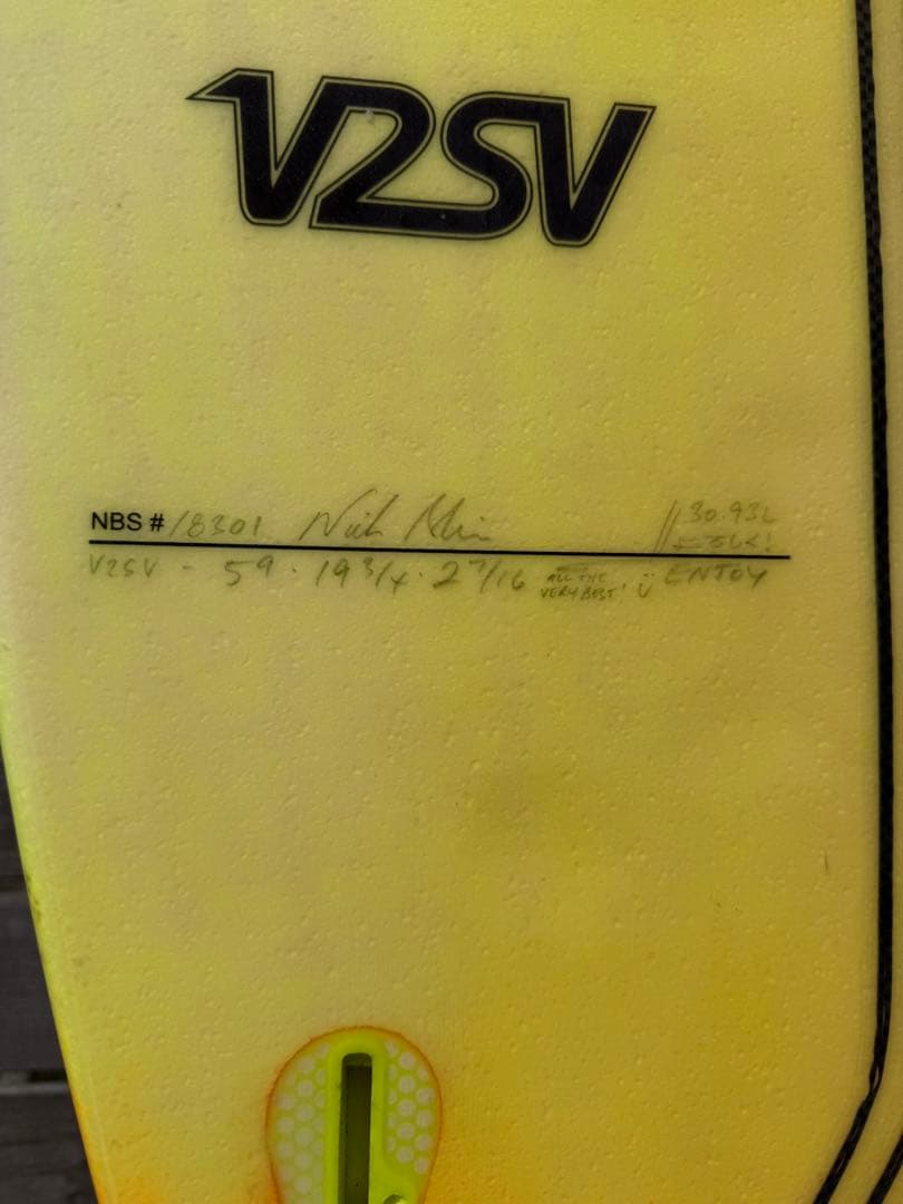 ★希少 JOISTIK NICK Blair V2SV EPS 5'9 オーダー