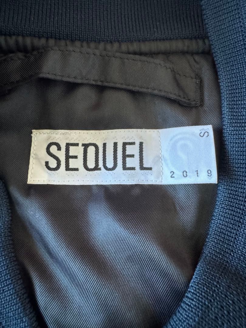 SEQUEL ネイビー MA-1ジャケット Sサイズ 藤原ヒロシ